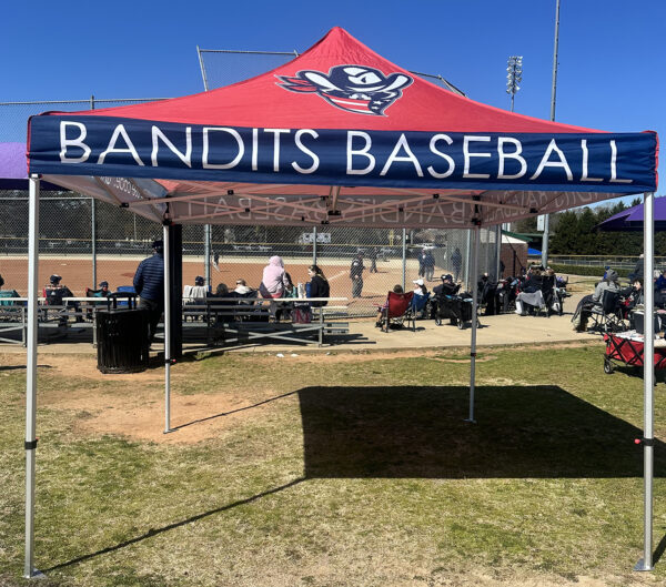Baseball sports tent