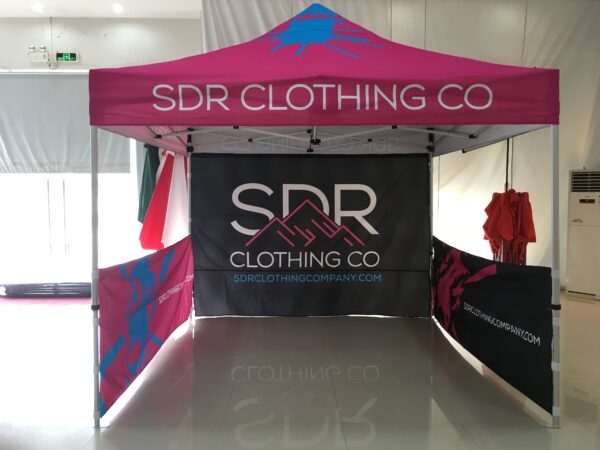 CUSTOM CLOTHING AND BOUTIQUE CANOPY TENT SDR