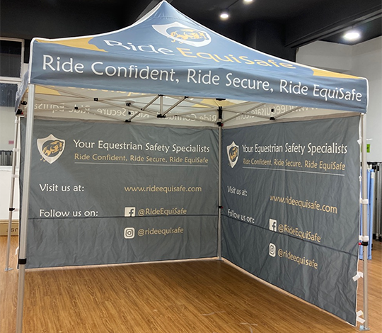 CUSTOM HORSE SAFETY TENT