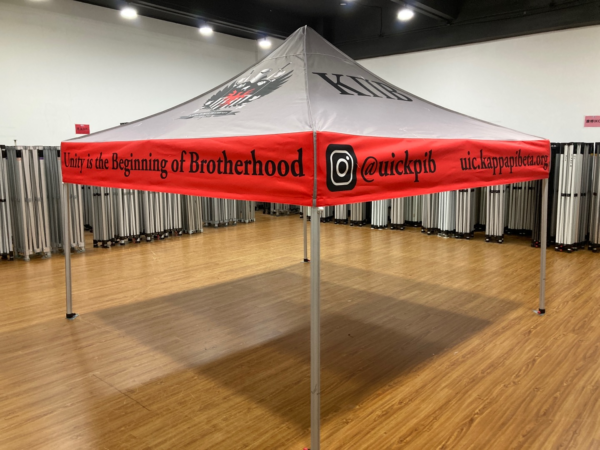 KAPPA PI BETA FRATERNITY TENT CUSTOM CANOPY