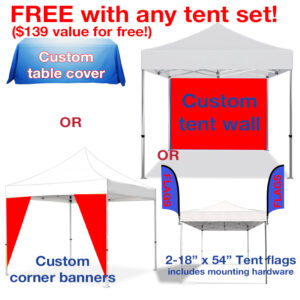 SPECIALS FREE WITH TENT