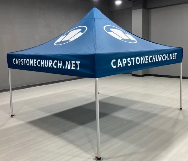 CAPSTONE CHURCH CUSTOM WELCOME TENT