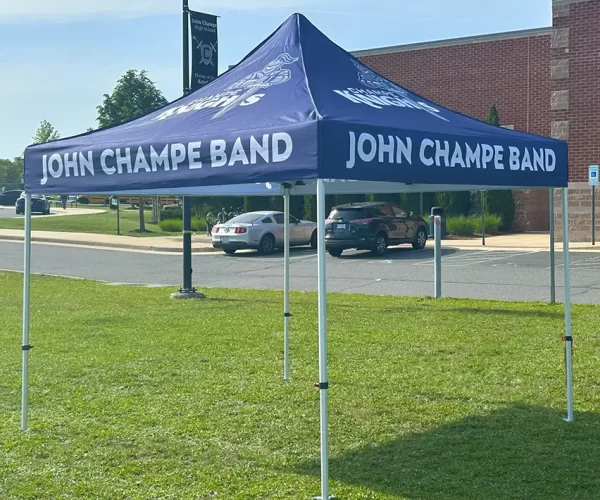 Custom High School Marching Band Tents - Image 2