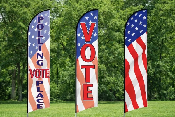 Custom Election and Campaign Feather Flags | Capital Banner