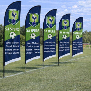 Custom Youth Soccer Feather Flags